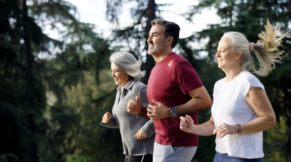 Paul Fischer personal trainer working with senior client on strength training in Reno NV